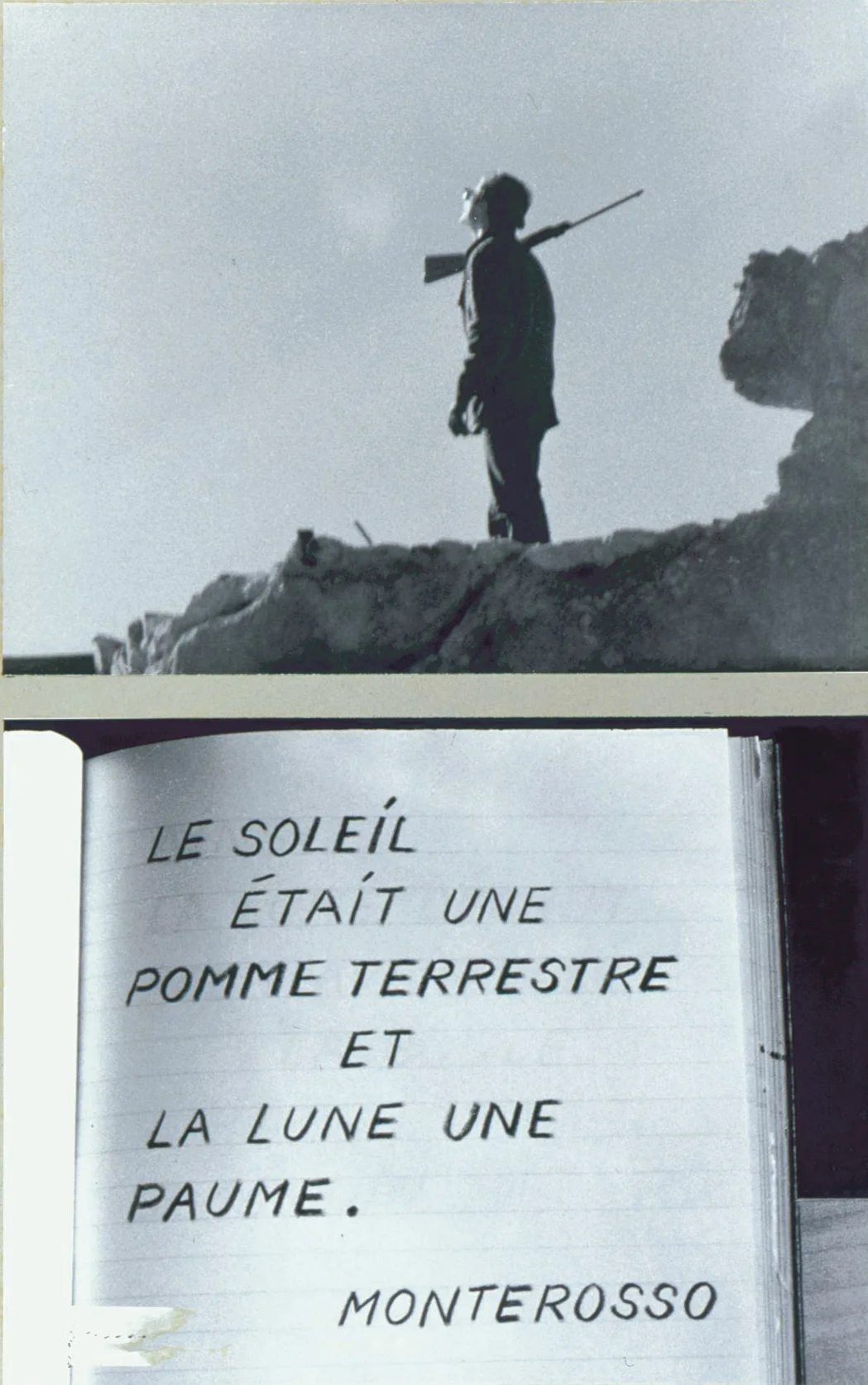 Ferry Radax, Sonne halt! , 1959/1962, 2 Standbilder, Silbergelatineabzüge auf Barytpapier, montiert auf Karton, Museum der Moderne Salzburg