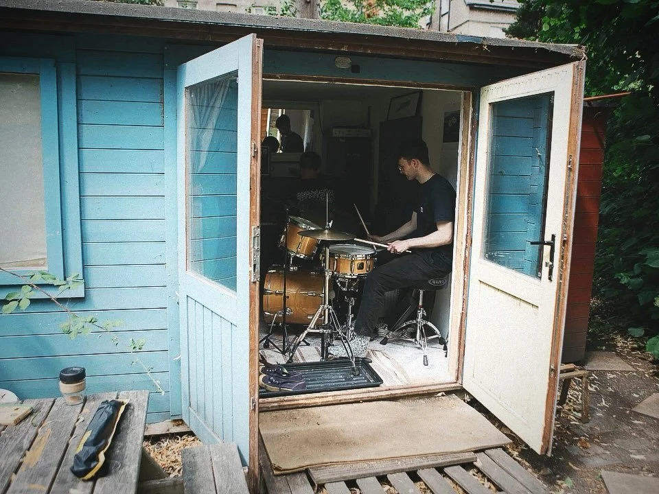 We done been in the shed&hellip; preparations in progress for Thursday&rsquo;s show at @hjcjazzclub  with @teddywishart and @alasdairpennington , caught on 📷 by @javierjaureguipix vamosss 🤙