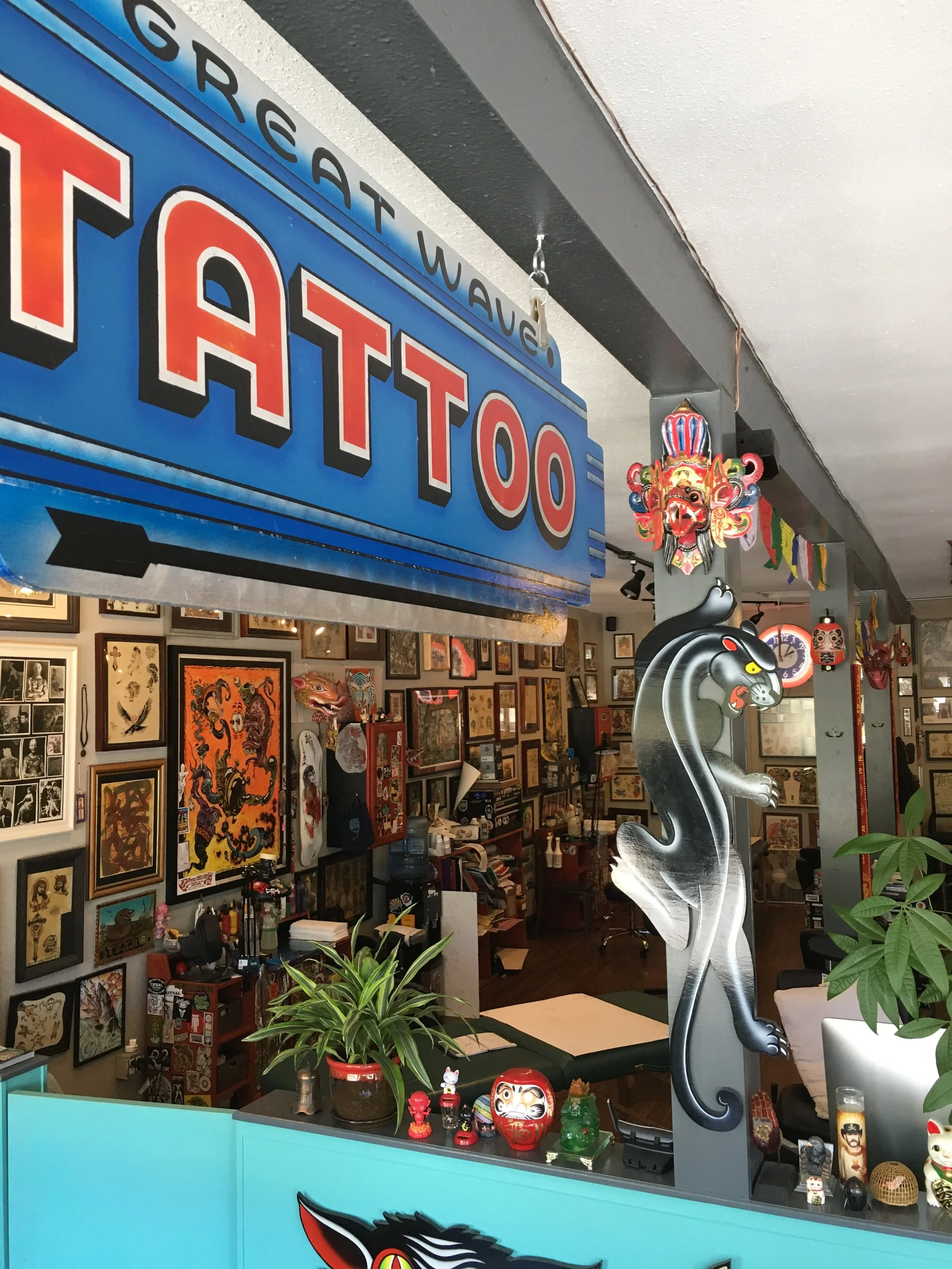 Friends of Great Wave Tattoo