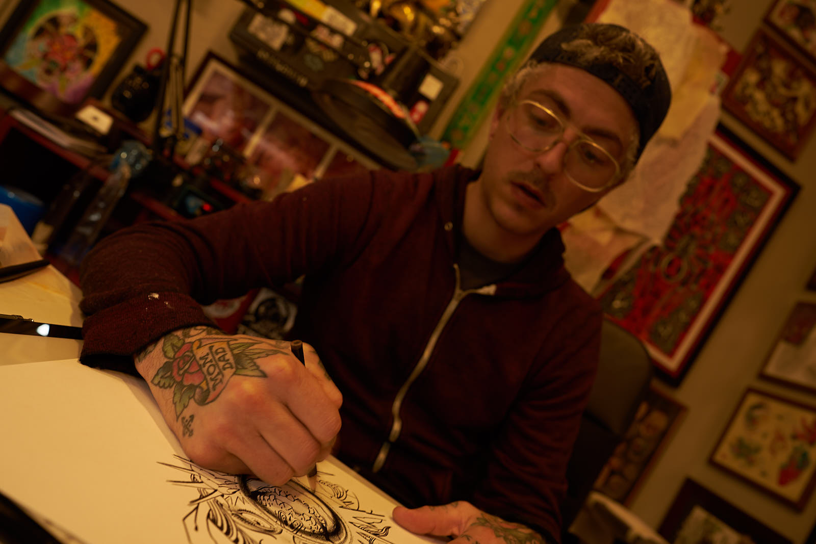 Nick Rizzano - Tattooer at Great Wave Tattoo