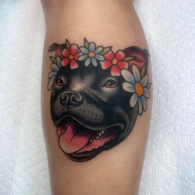 Zach-Gonzalez-Pitbull-English-Terrier-Face-With-Flowers-Tattoo-Great-Wave-Tattoo-Austin-Texas3.jpg