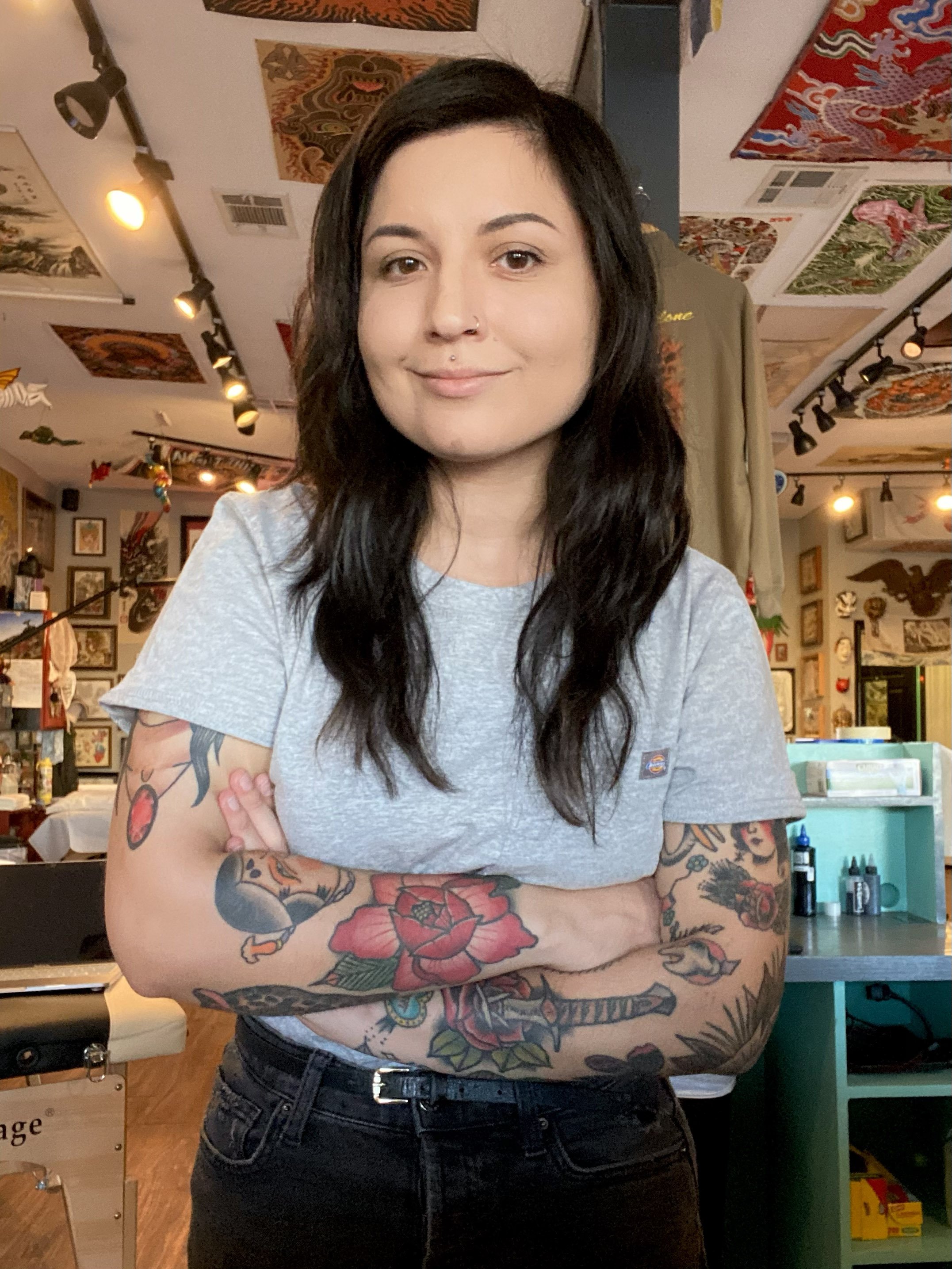 Guest Tattoo Artist Miranda Joon Fermin  Brass  Briar Studios Portland  Maine