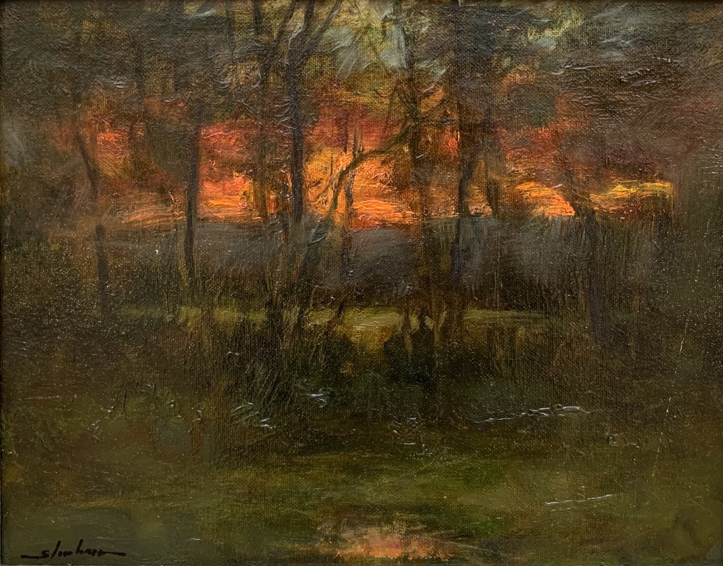 Distant Pasture Dusk