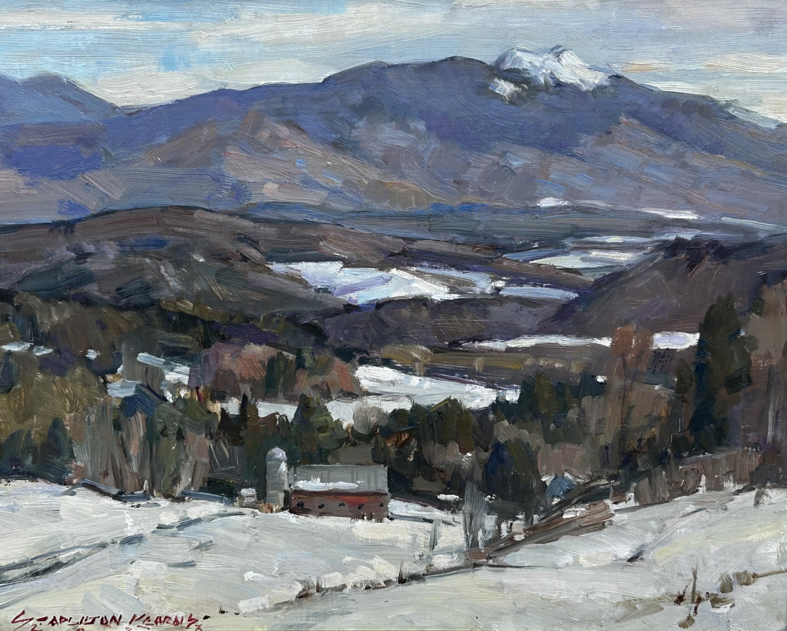 View of Mt. Mansfield, Vermont
