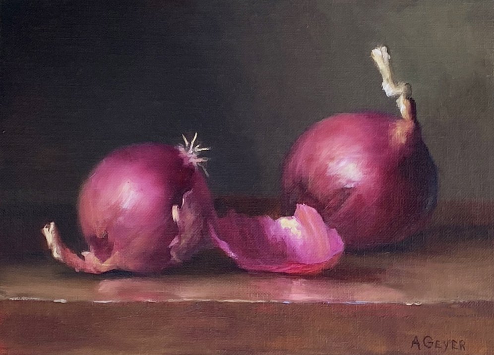 Two Red Onions