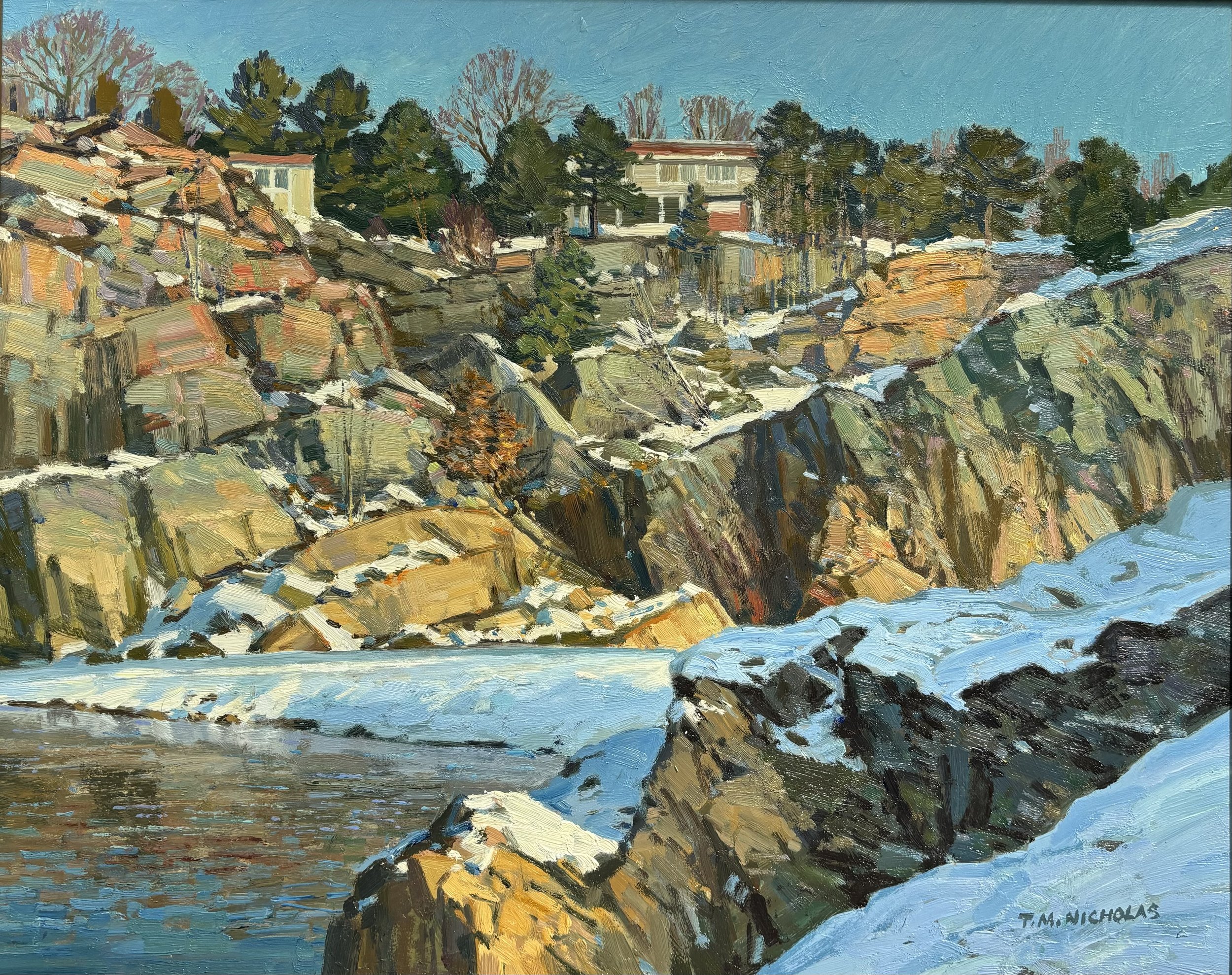 Winter Morning in the Quarry