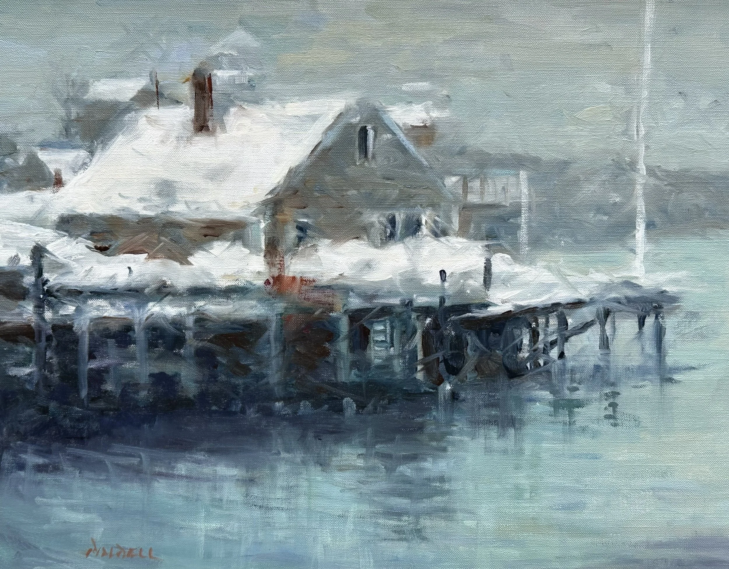 Stowed Away in Winter (Rockport Yacht Club)