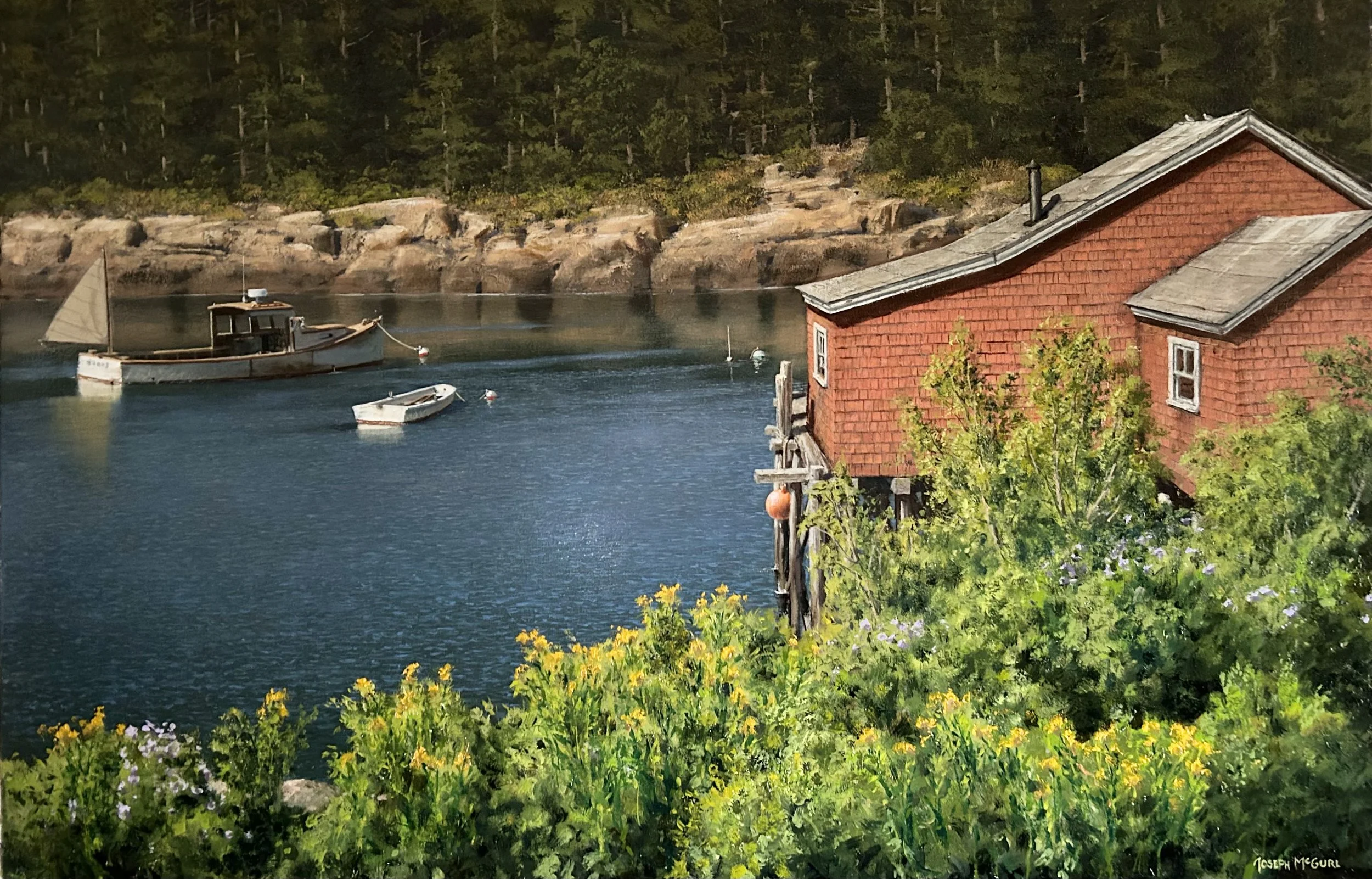 Morning Light on the Coast of Maine
