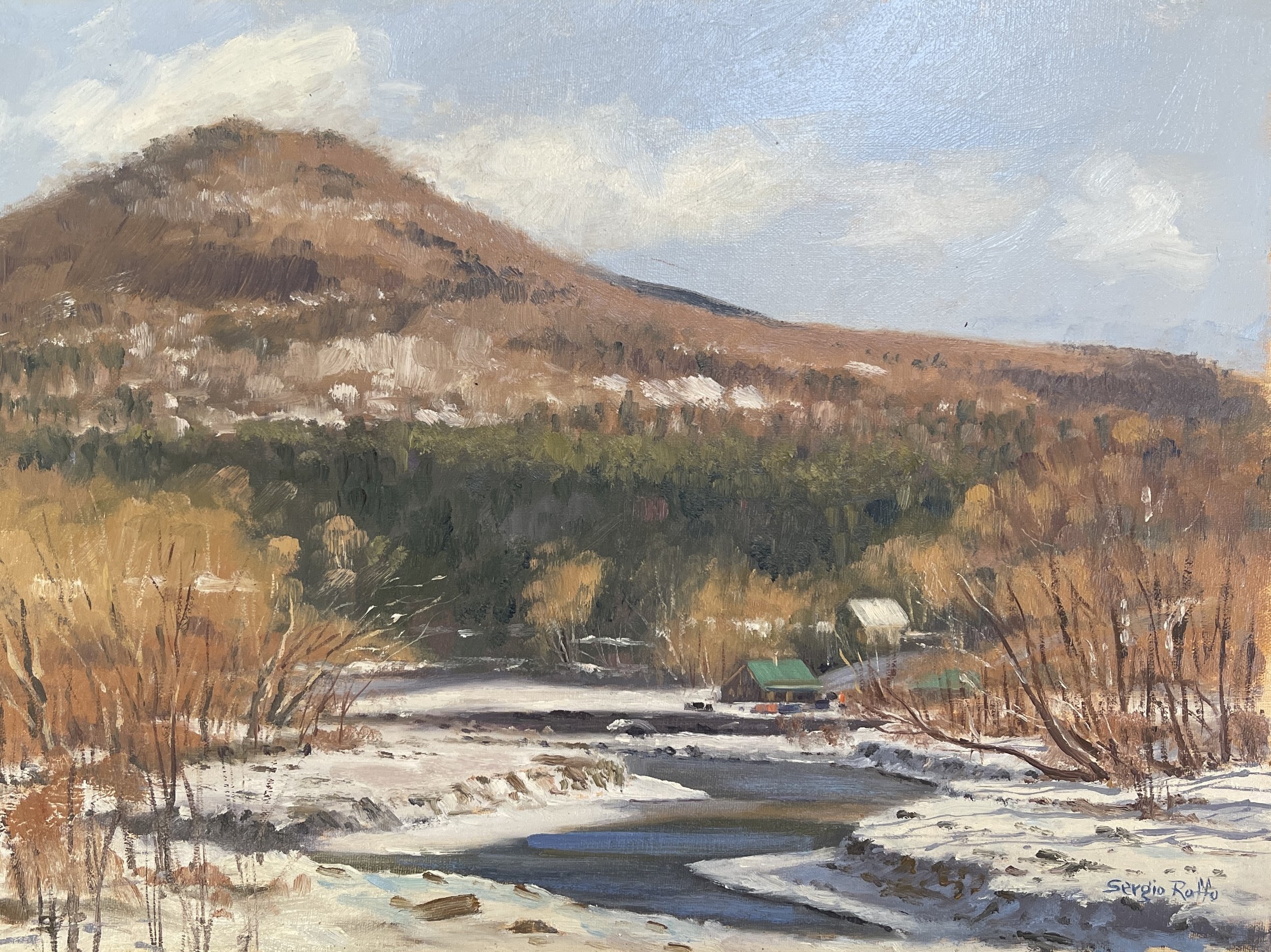 The Widning River in Winter 