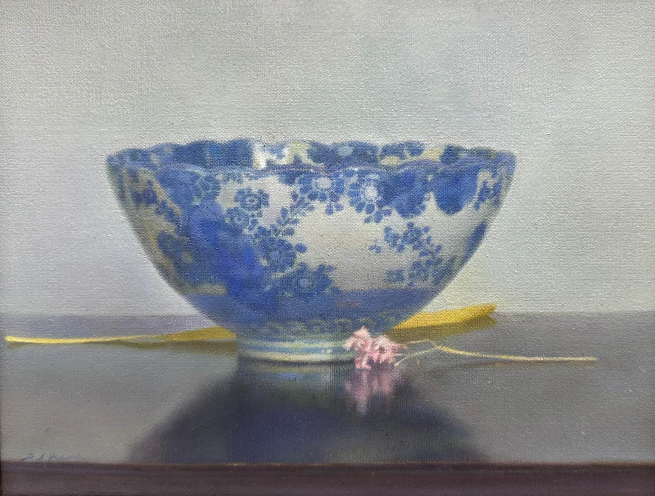 Blue Overcast Bowl