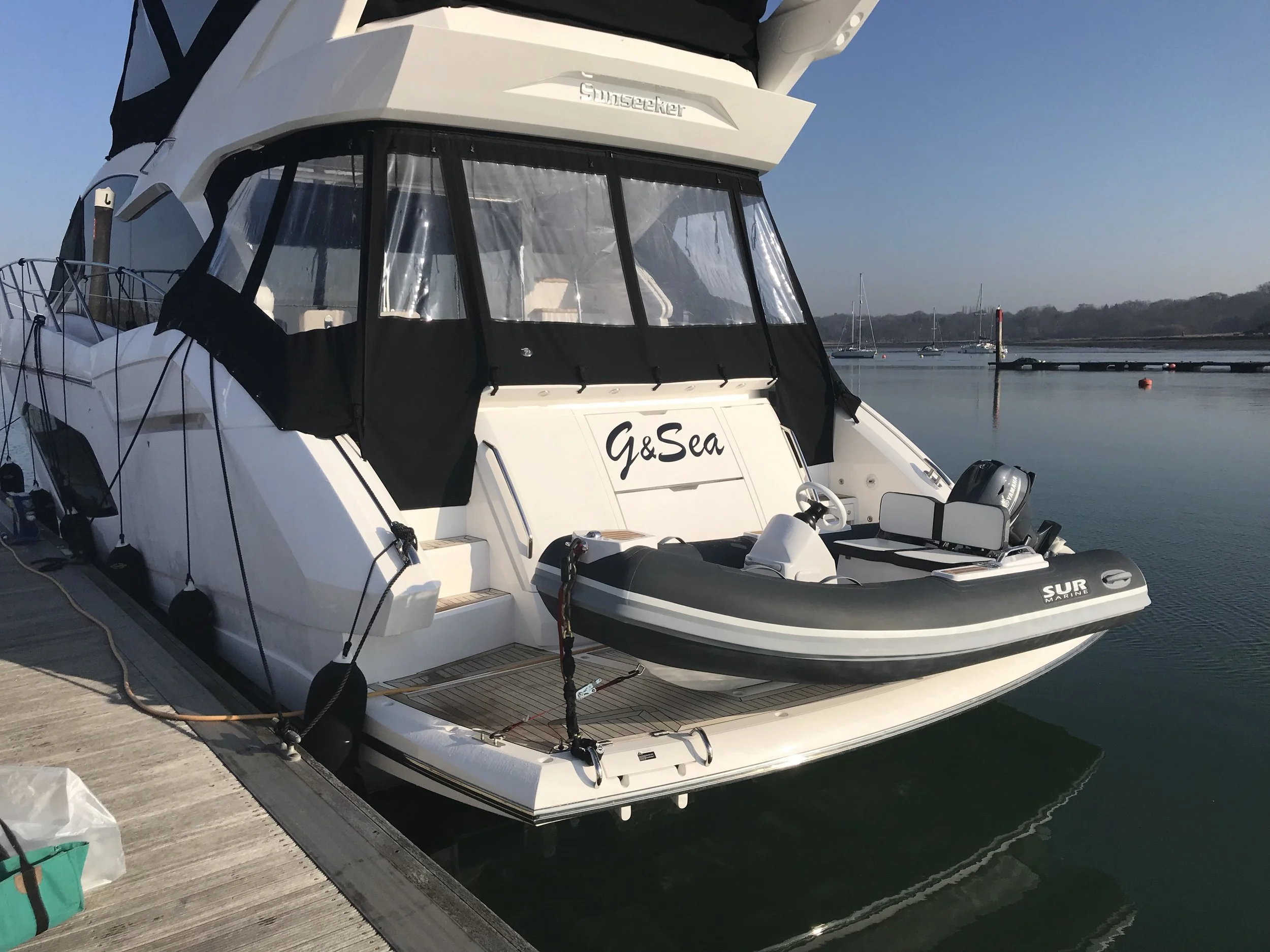 SUR Marine are happy to supply G&Sea Sunseeker 52 a new ST310 Fitted with a Yamaha 20hp 22/02/2019