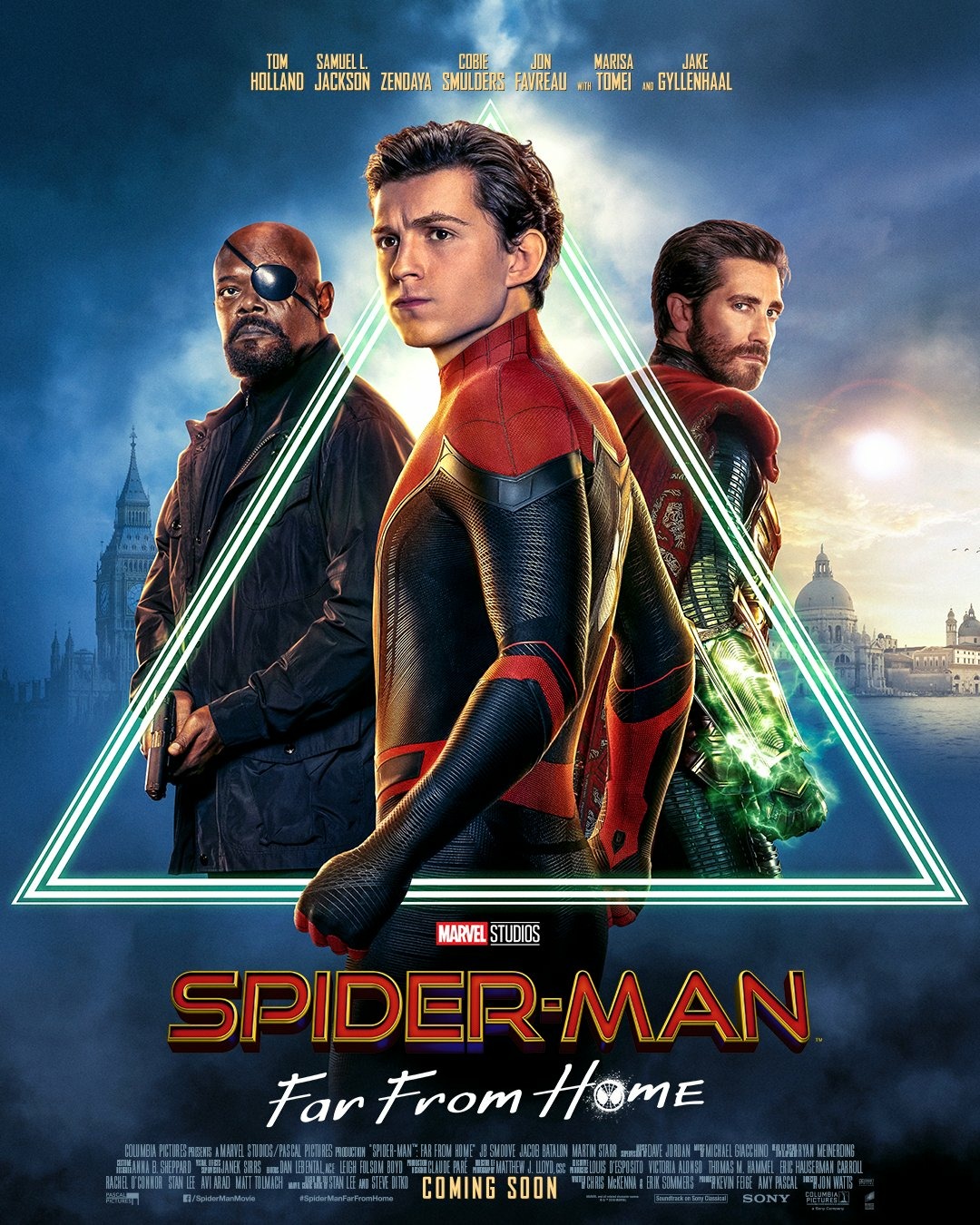 FREE P+P Marvel 2019 Far From Home Film NEW SPIDERMAN Poster CHOOSE YOUR SIZE 