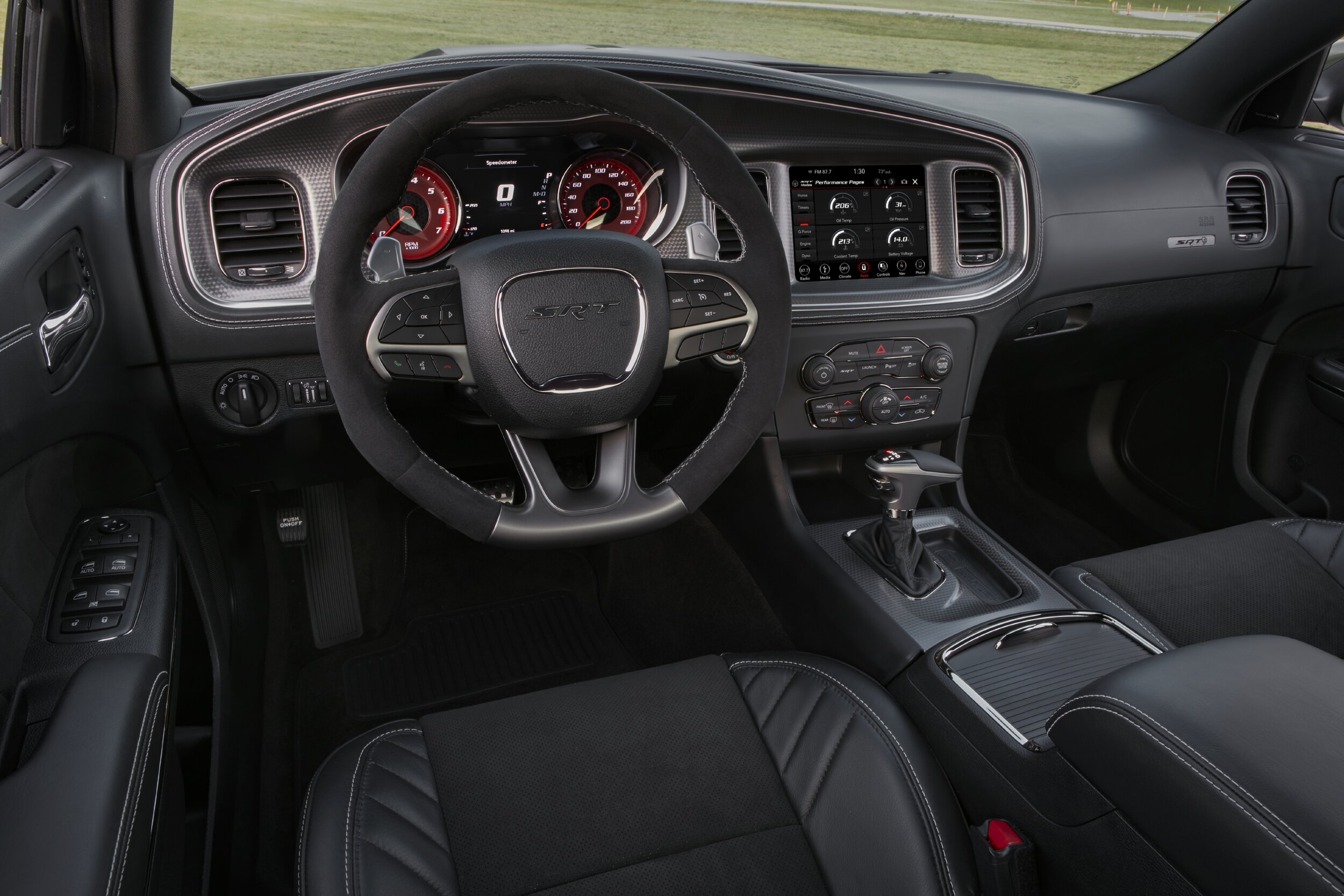 2020 Dodge Charger SRT Hellcat with premium stitched dash and do