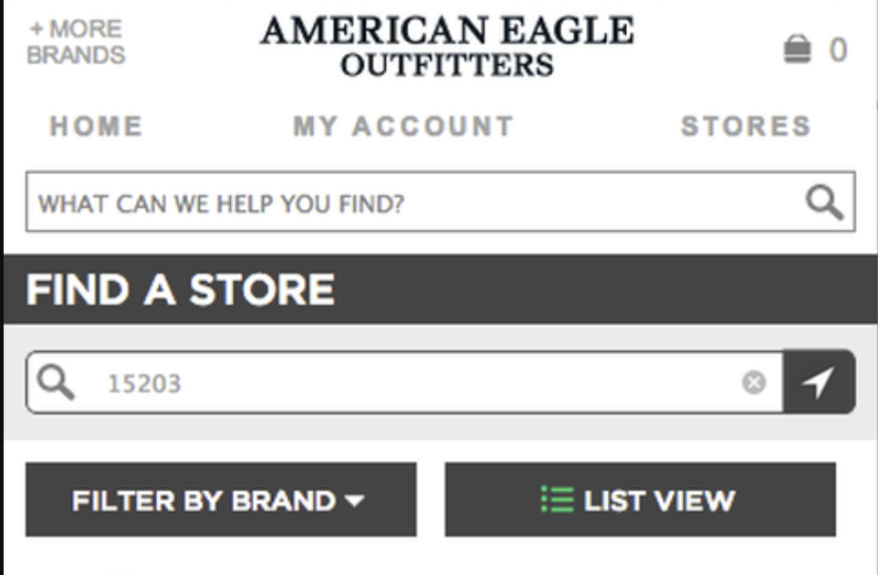 AEO - Find a Store 