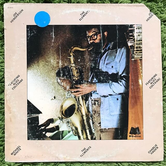 Joe Henderson Feat. Alice Coltrane- The Elements- Milestone 1974. I&rsquo;ve been listening to a lot of 70&rsquo;s jazz these days. #joehenderson #alicecoltrane #leonnduguchancler #ndugu #nduguchancler #charliehaden #kennethnash #babaduruoshun #micha