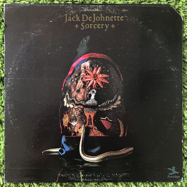 Jack DeJohnette- Sorcery- Prestige 1974. This record took me a while to find, @jackdejohnette_ has been my hero as a drummer since I was a youngster! #jackdejohnette #sorcery #prestigerecords #benniemaupin #johnabercrombie #daveholland #michaelfeller
