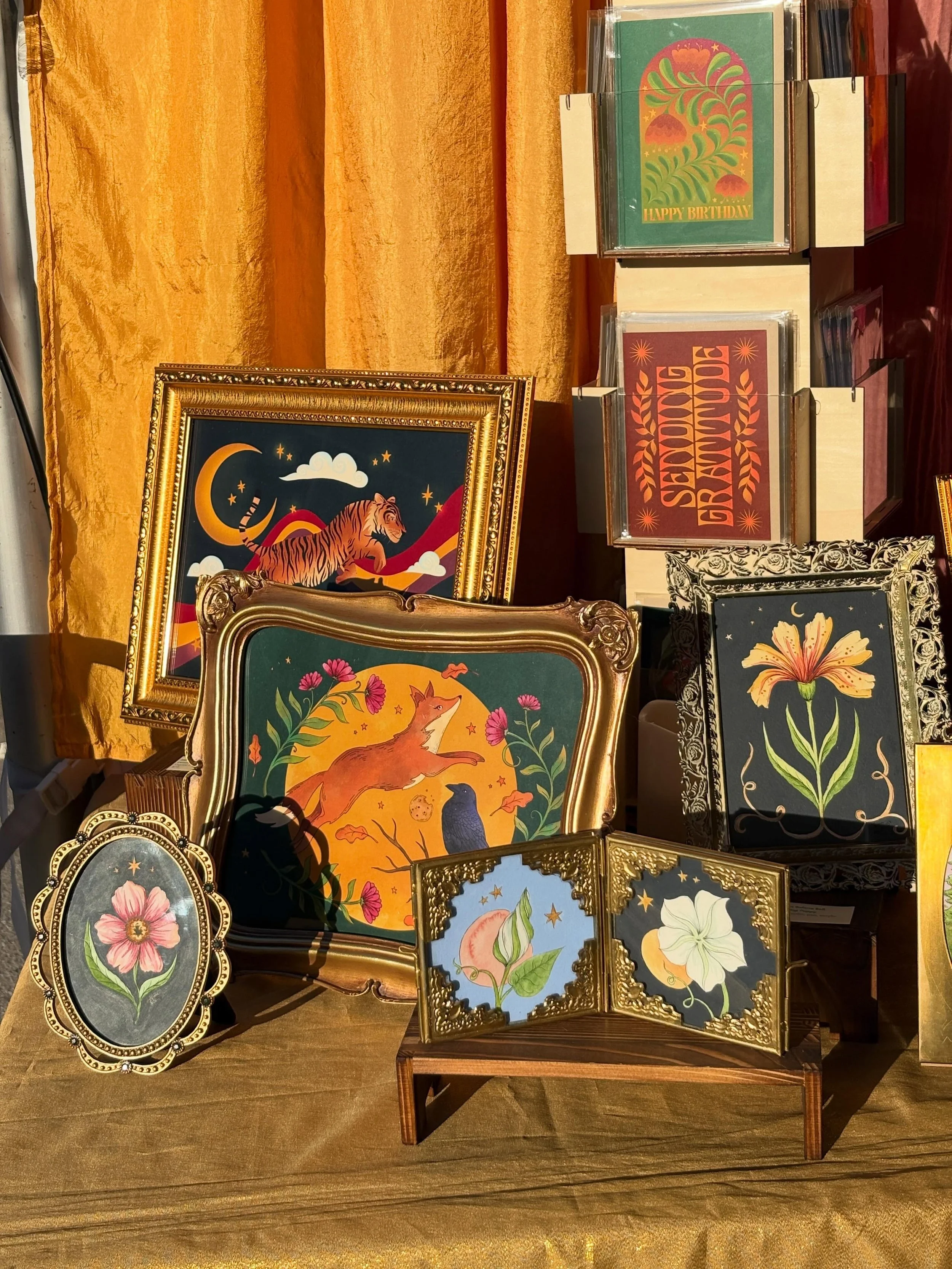 Mayfest is this weekend! This year we are at Mother Road Market with almost 50 local artists. Hours are Friday and Saturday from 11am-8pm, and Sunday from 11am-6pm. I&rsquo;ll have many of the pieces shown here and lots more!!! Support local art!!! ✨