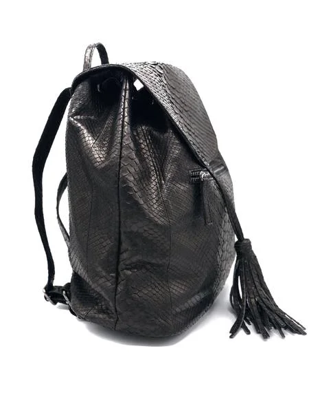 Black Python Backpack