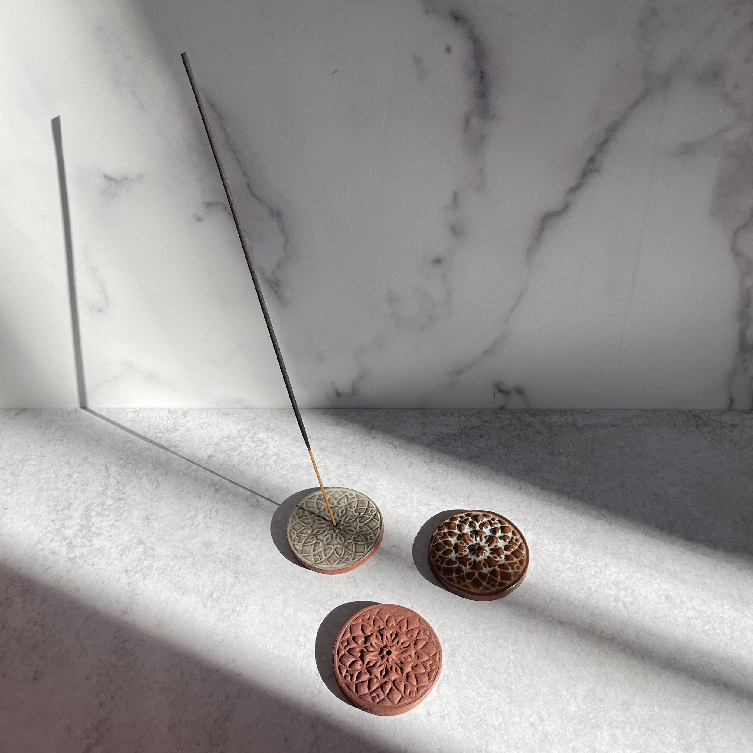 Rose Window Incense Holder