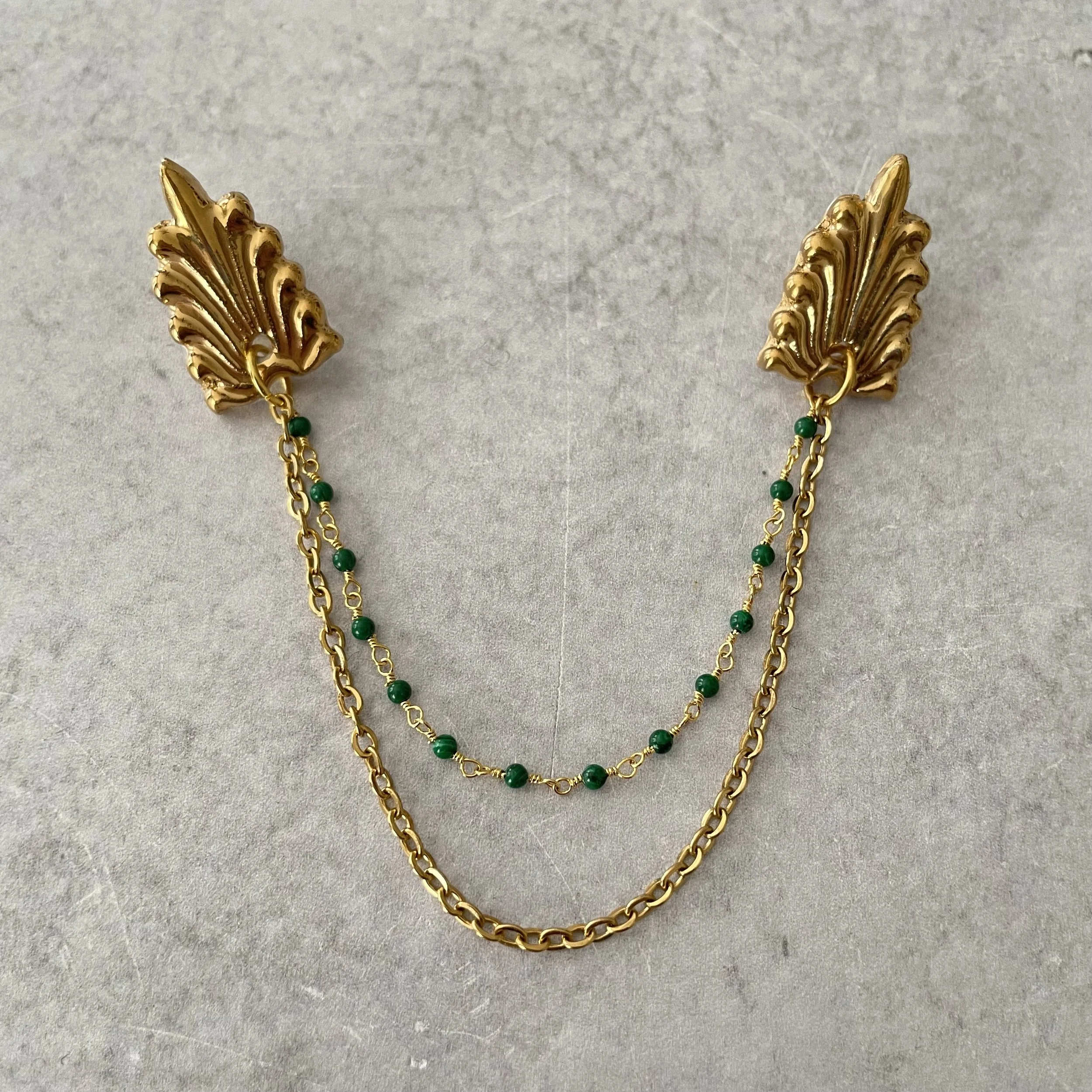 Acanthus Collar Brooch