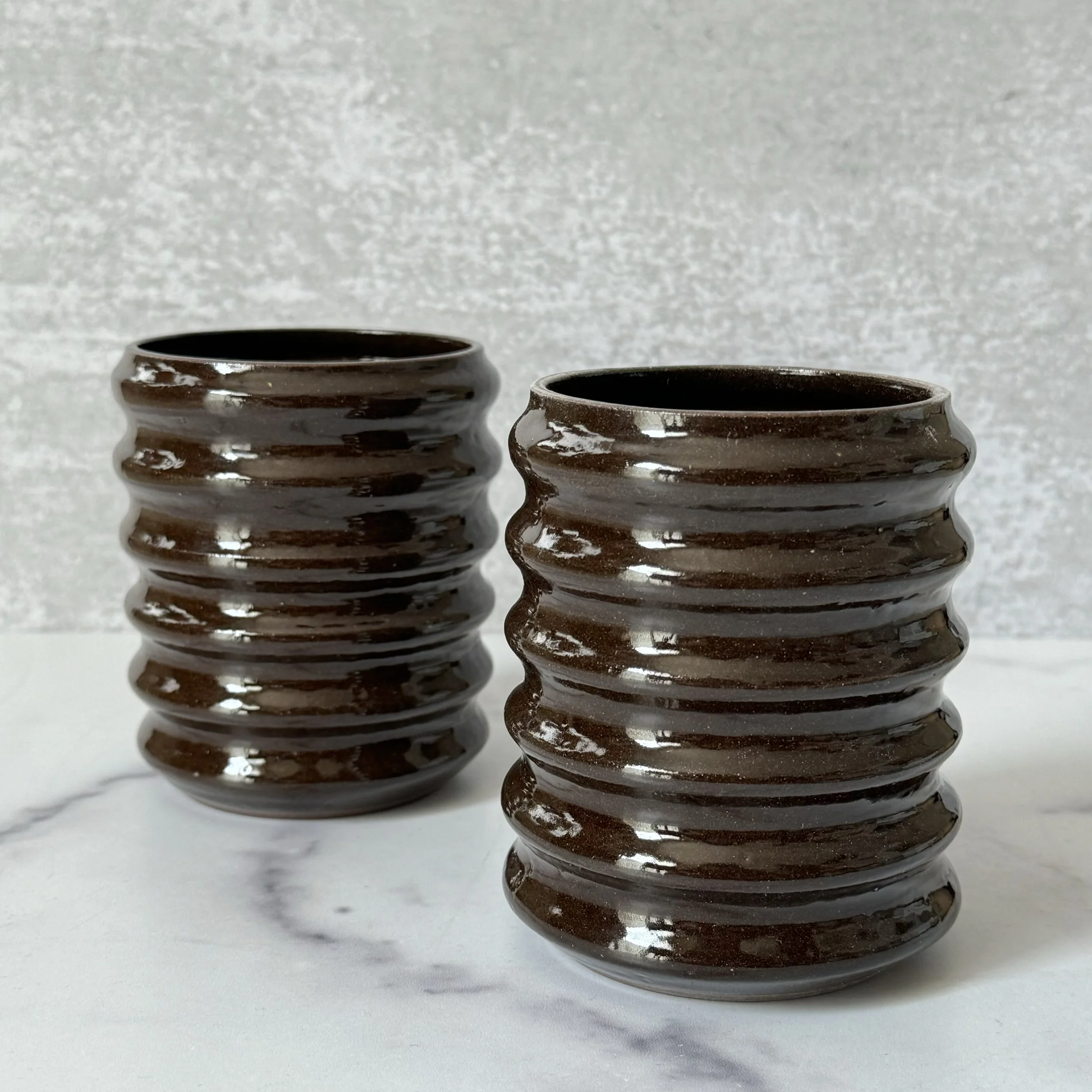 Stoneware Wiggle Tumbler