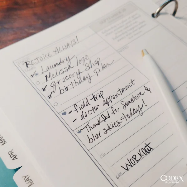 Codex Planner by Creative Founder Carrie Postma