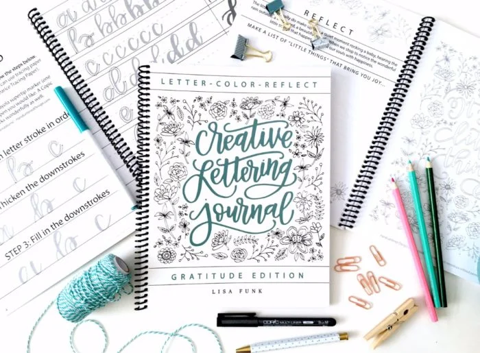 Creative Lettering Journal by Hand Lettered Design