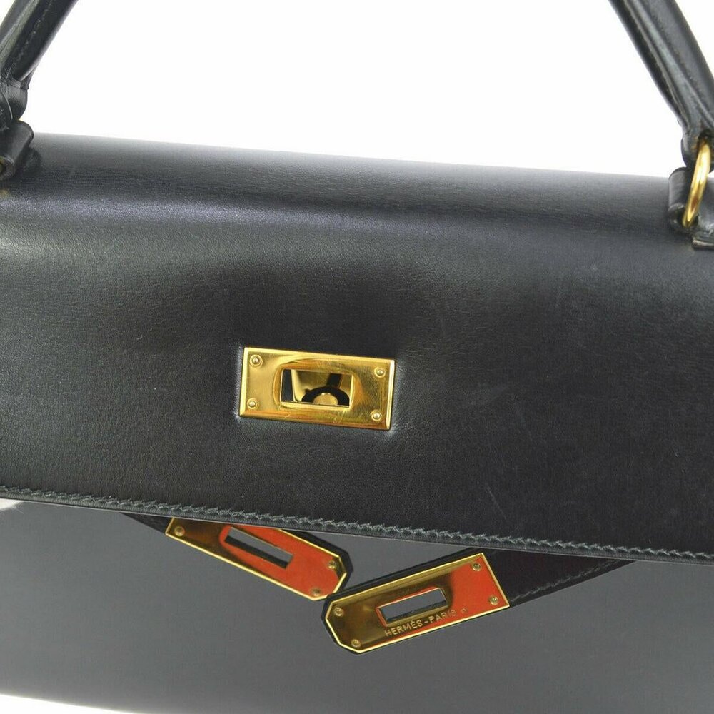 ONE OF A KIND HERMES KELLY BAG BRIEFCASE W GOLD HARDWARE! at 1stDibs