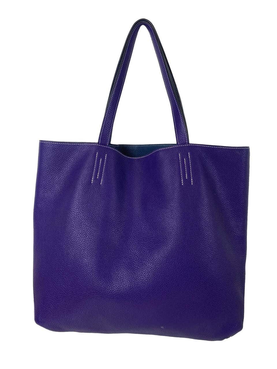 Hermes Double Sens Tote Clemence 45 at 1stDibs