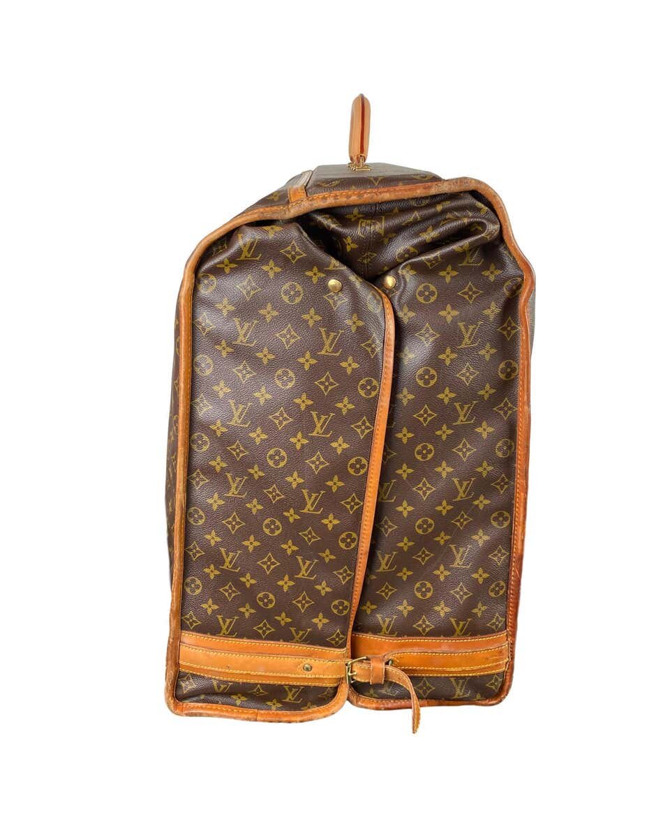 Vintage Louis Vuitton Large Folding Garment Bag Monogram Canvas Luggage