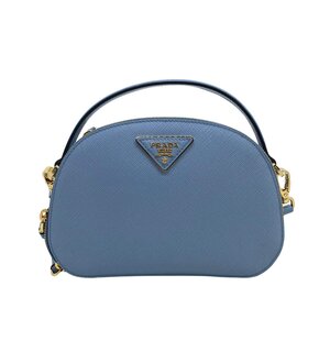 Prada Odette Pale Blue Leather Belt Bag
