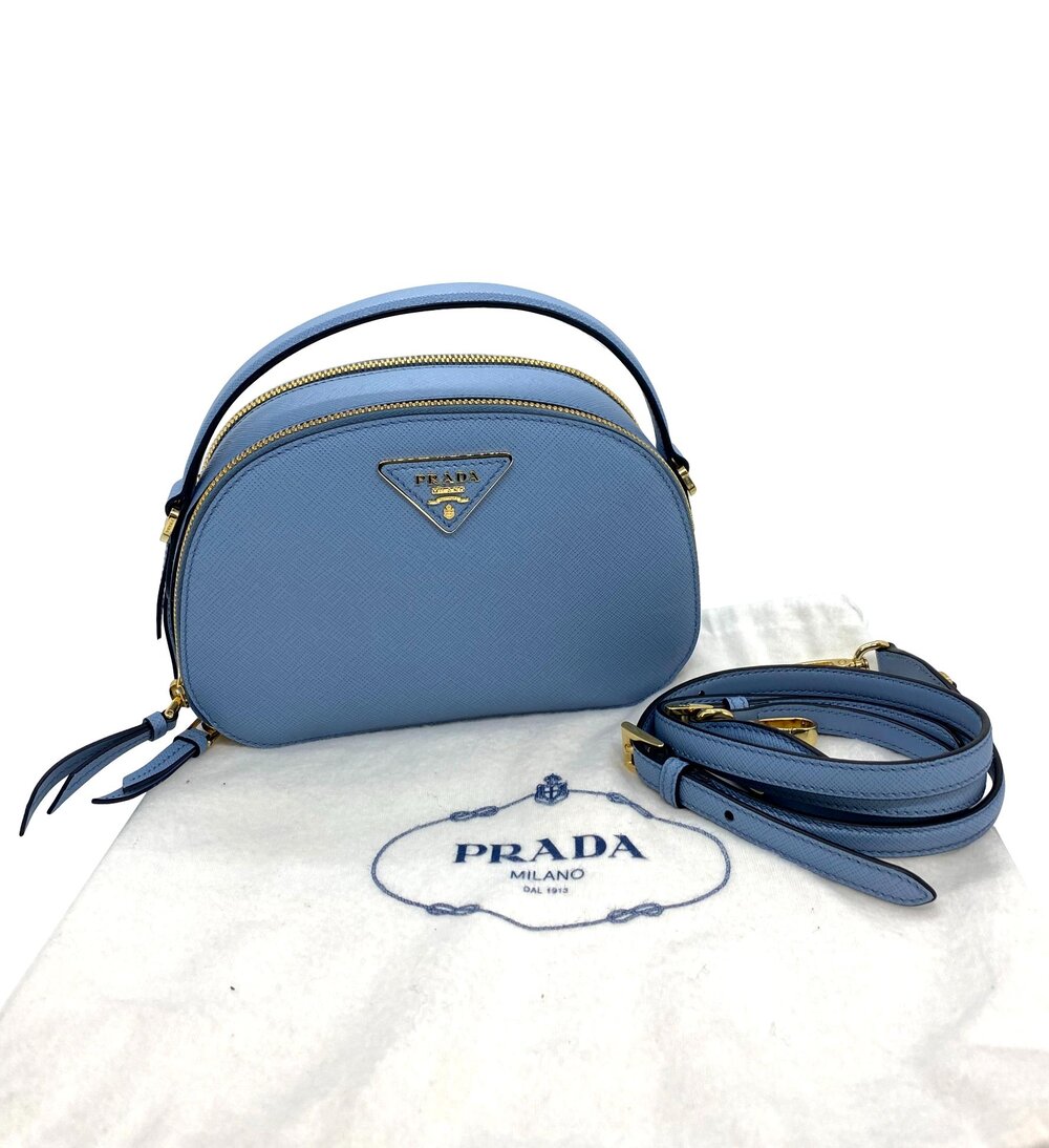 PRADA: Odette bag in saffiano leather - Pink
