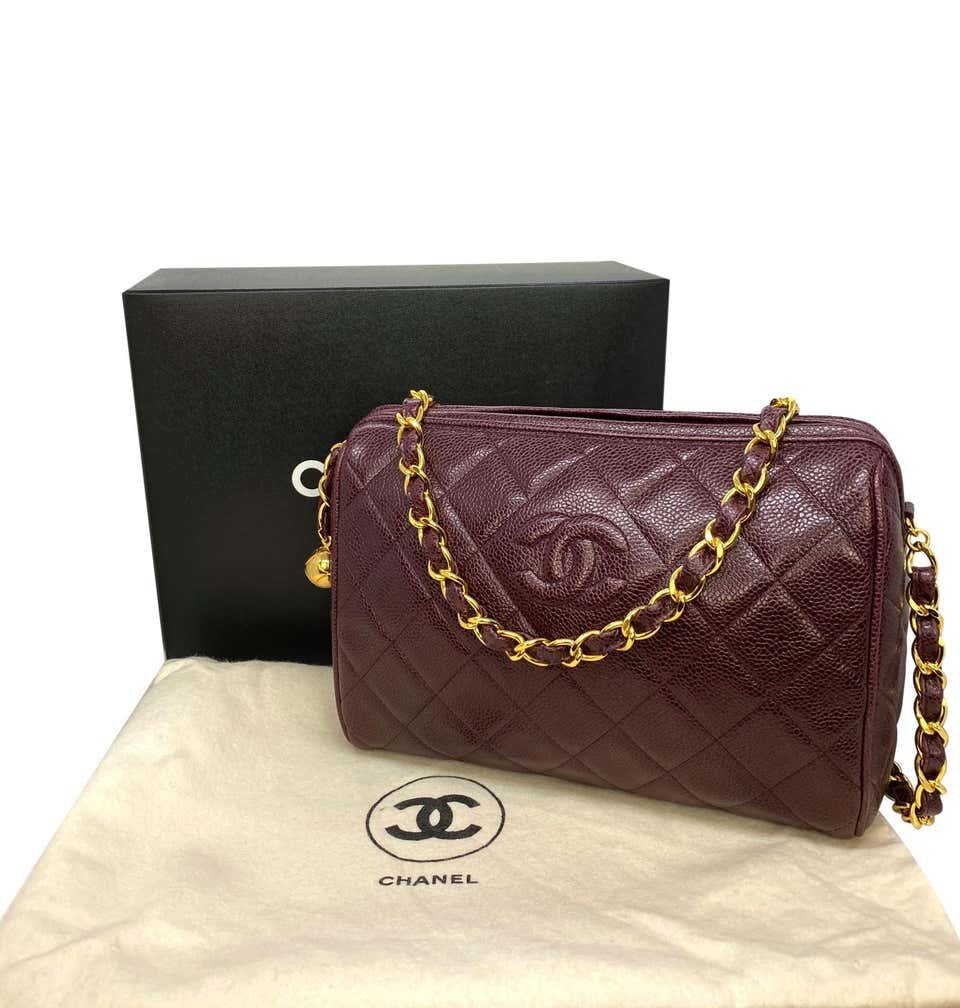 Chanel Red Quilted Caviar New Classic Double Flap Jumbo Q6BAQP0FR4018