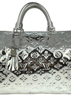 Vintage Louis Vuitton Silver Miroir Speedy Bag – Treasures of NYC