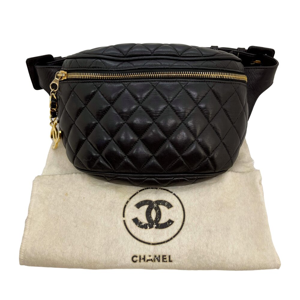 CC Quilted Leather Fanny Pack (Authentic Pre-Owned)