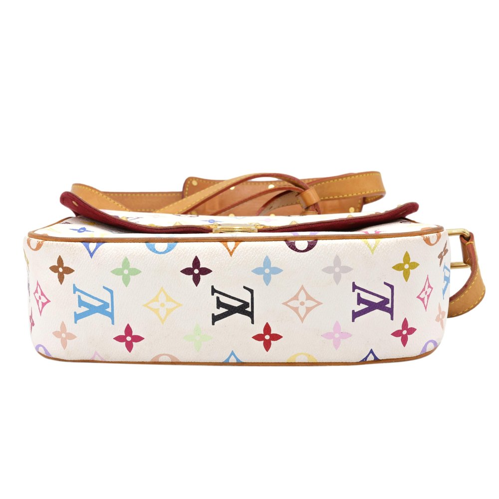 Louis Vuitton x Murakami Limited Edition Monogram Multicolor Sologne Bag,  2003