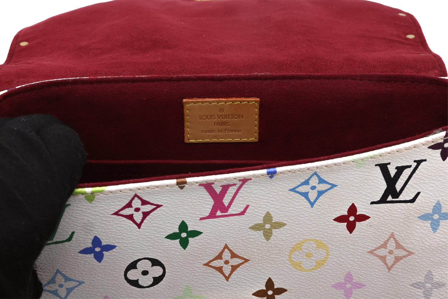 Louis Vuitton x Takashi Murakami 2006 pre-owned Monogram Multicolour Blanc  Sologne Crossbody Bag - Farfetch