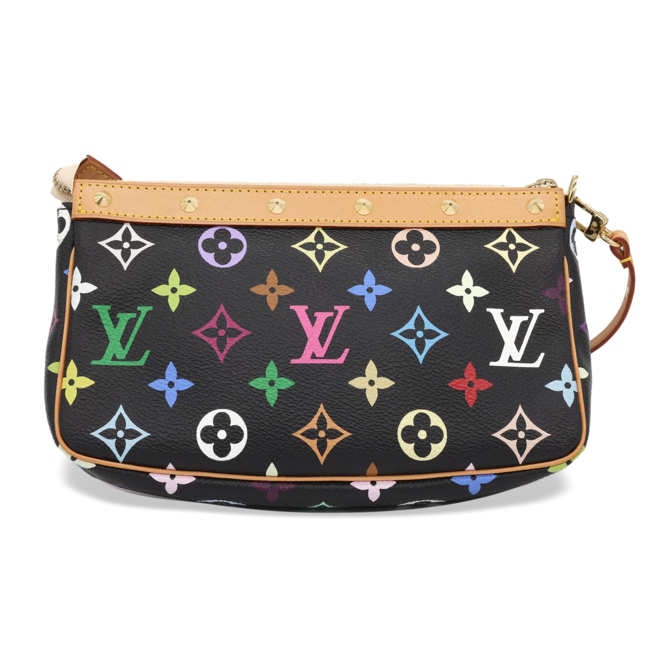 Louis Vuitton x Murakami Limited Edition Monogram Multicolor Pochette Bag, 2003
