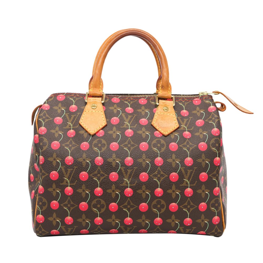 Louis Vuitton Cherry Speedy 25 Handbag by Takashi Murakami