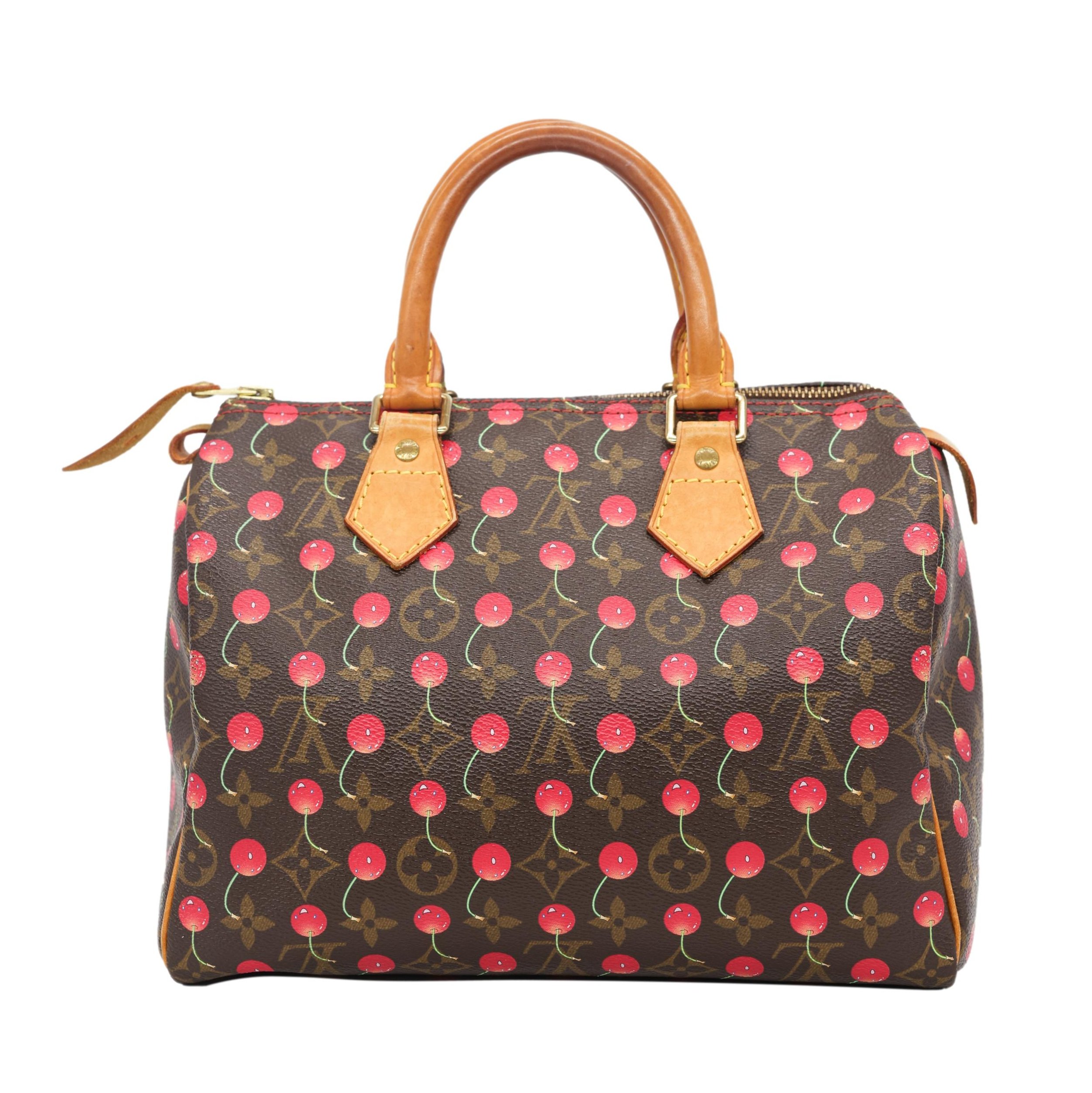 Louis Vuitton Murakami Sac Plat Cherry Bag at 1stDibs  lv cherry bag louis  vuitton cherry bag red handles cherry lv bag