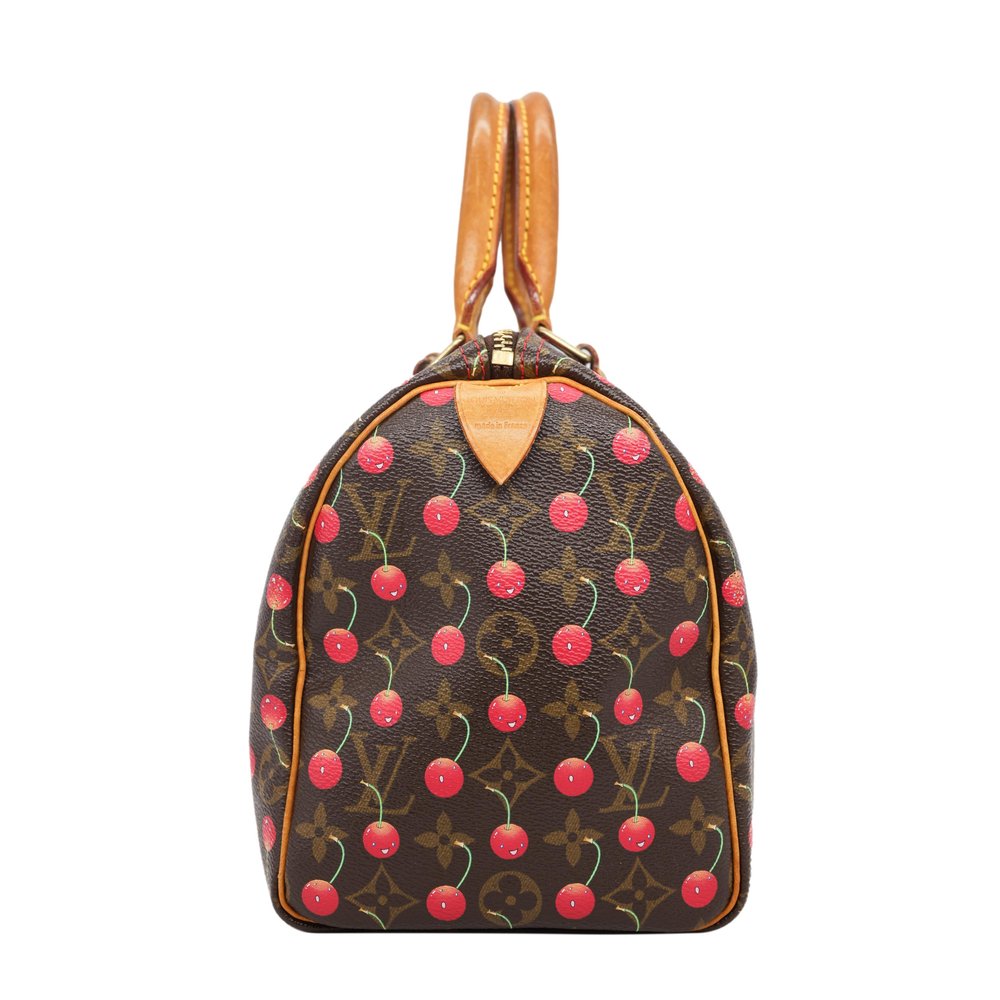 Louis Vuitton Monogram Canvas Limited Edition Cerise Speedy 25 Bag