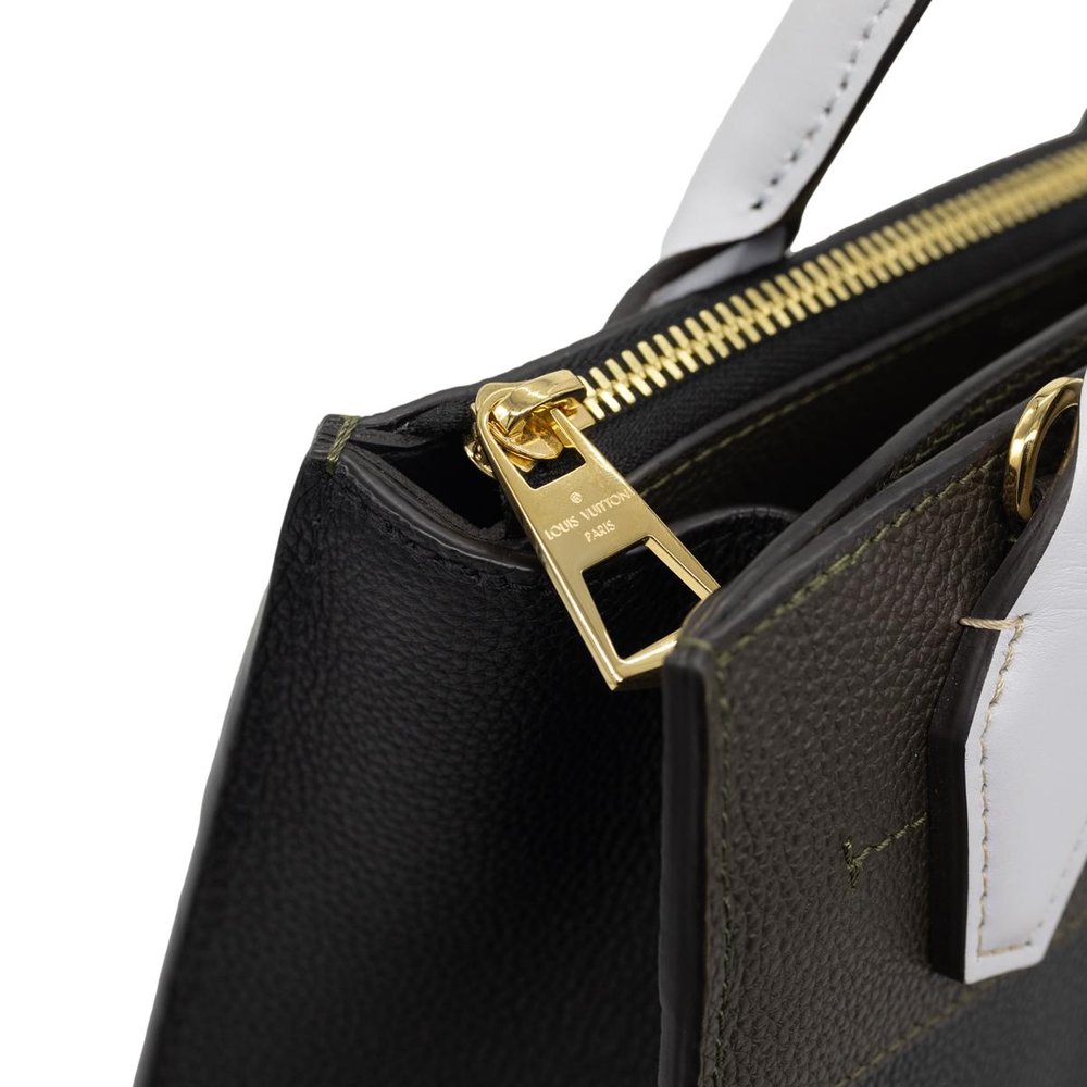 Louis Vuitton City Steamer medium model handbag in black leather