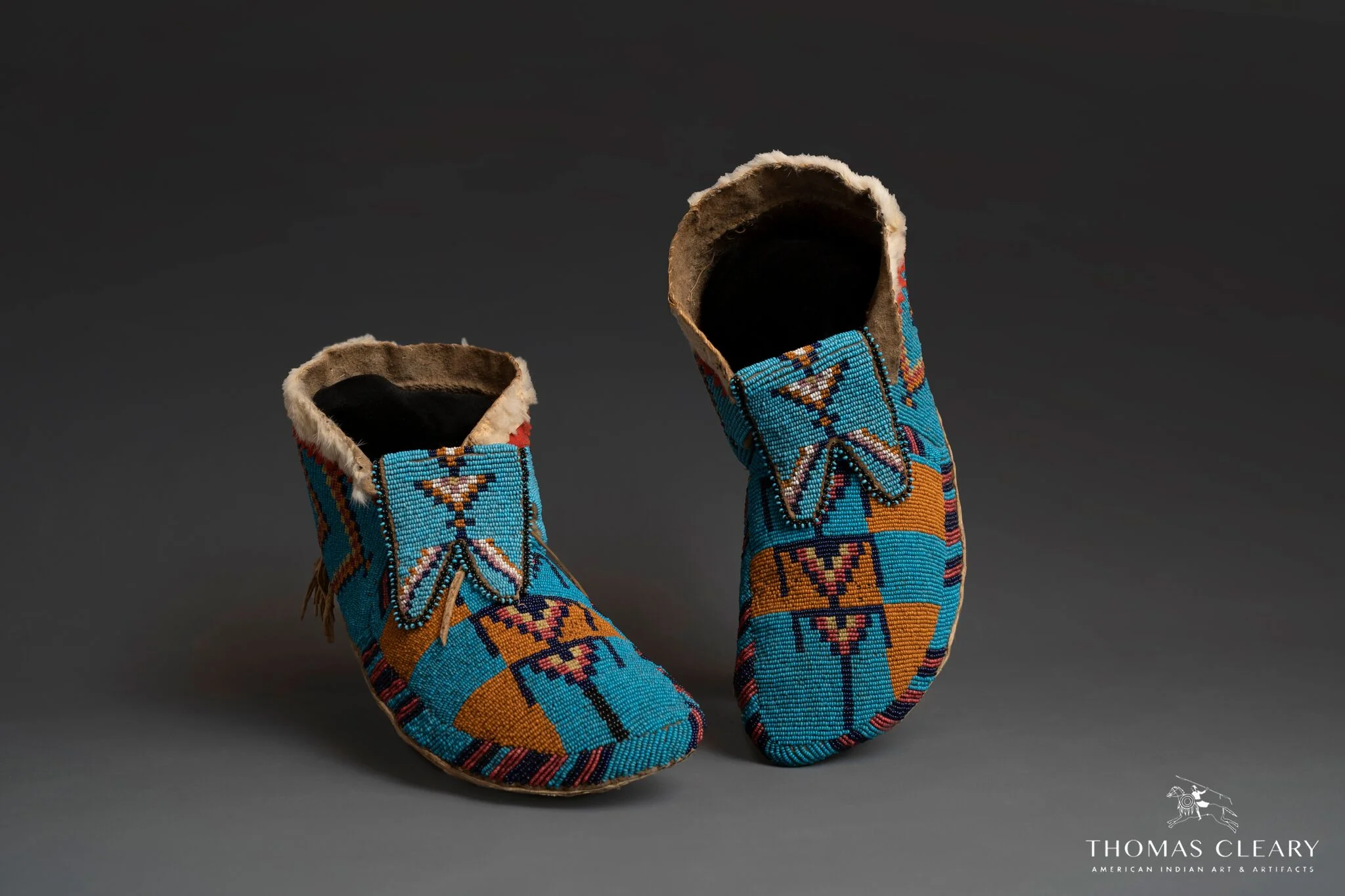 Blackfeet (Possibly Stoney) Moccasins, 1880