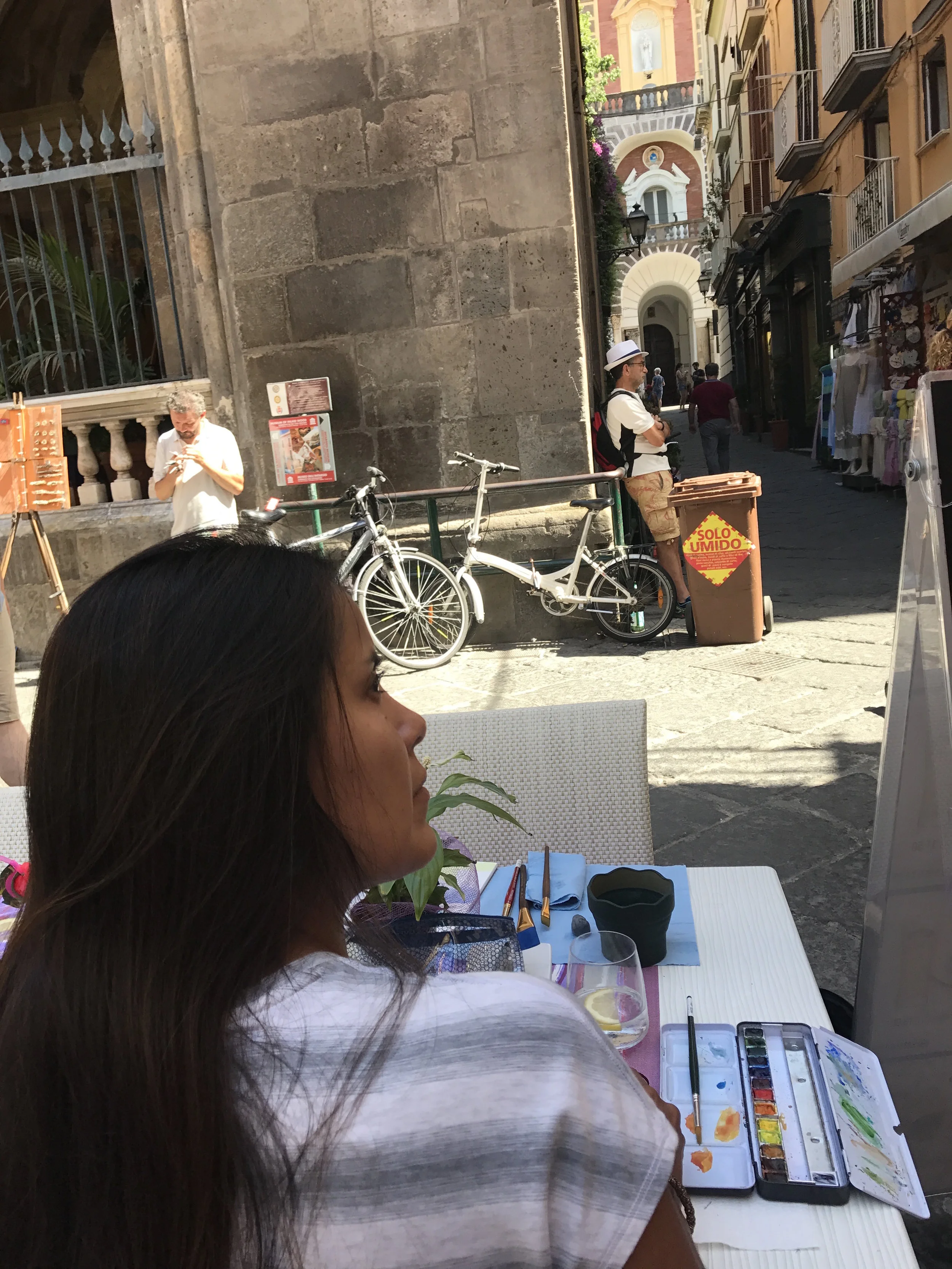 Studying perspective in Sorrento