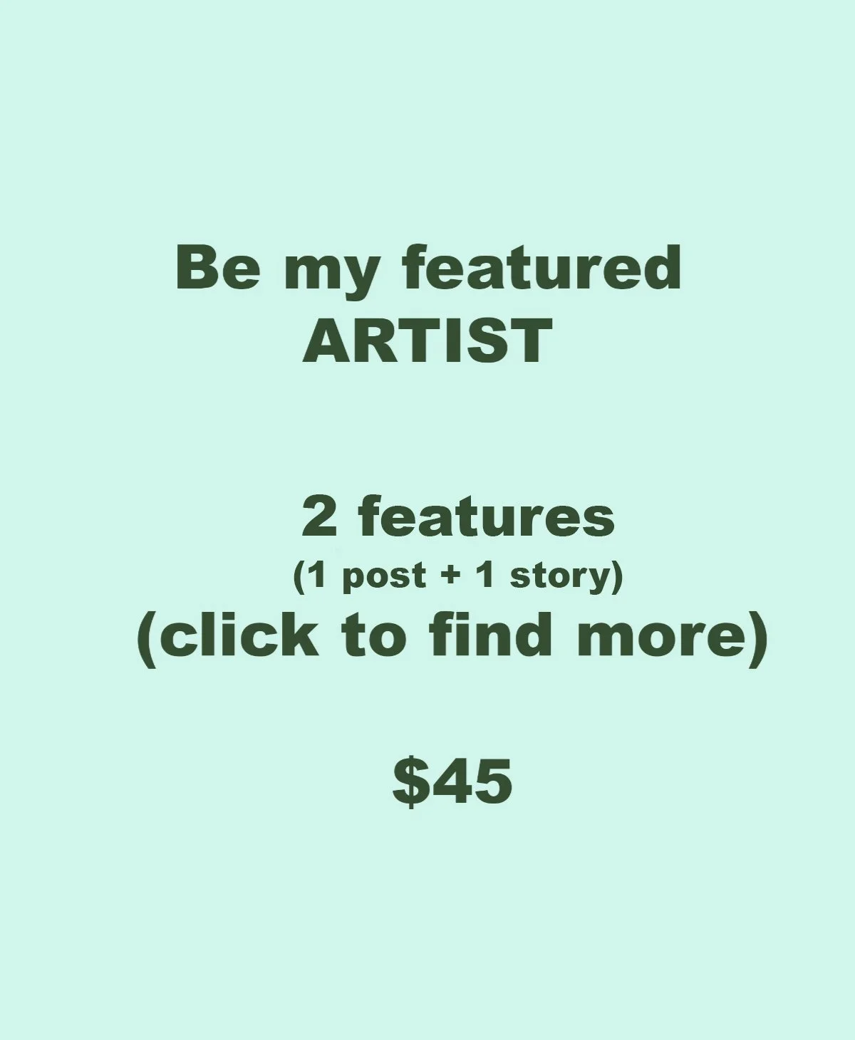 Be my featured Artist with 2 features