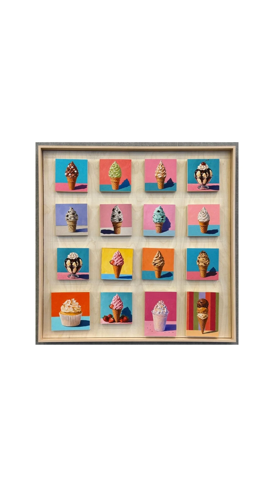 Mini Ice Creams, 5x5 or 6x6