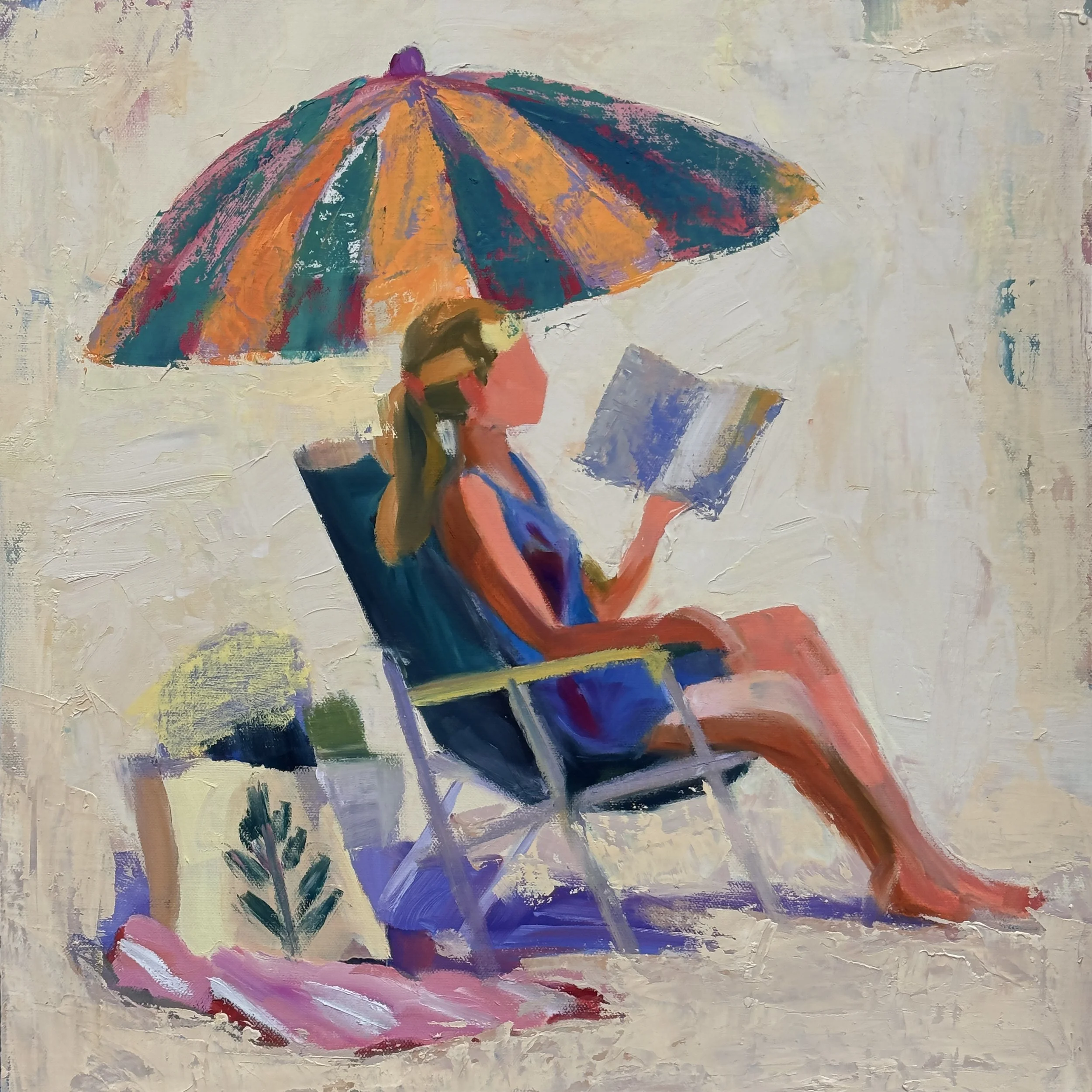 Umbrella reading 16x16"