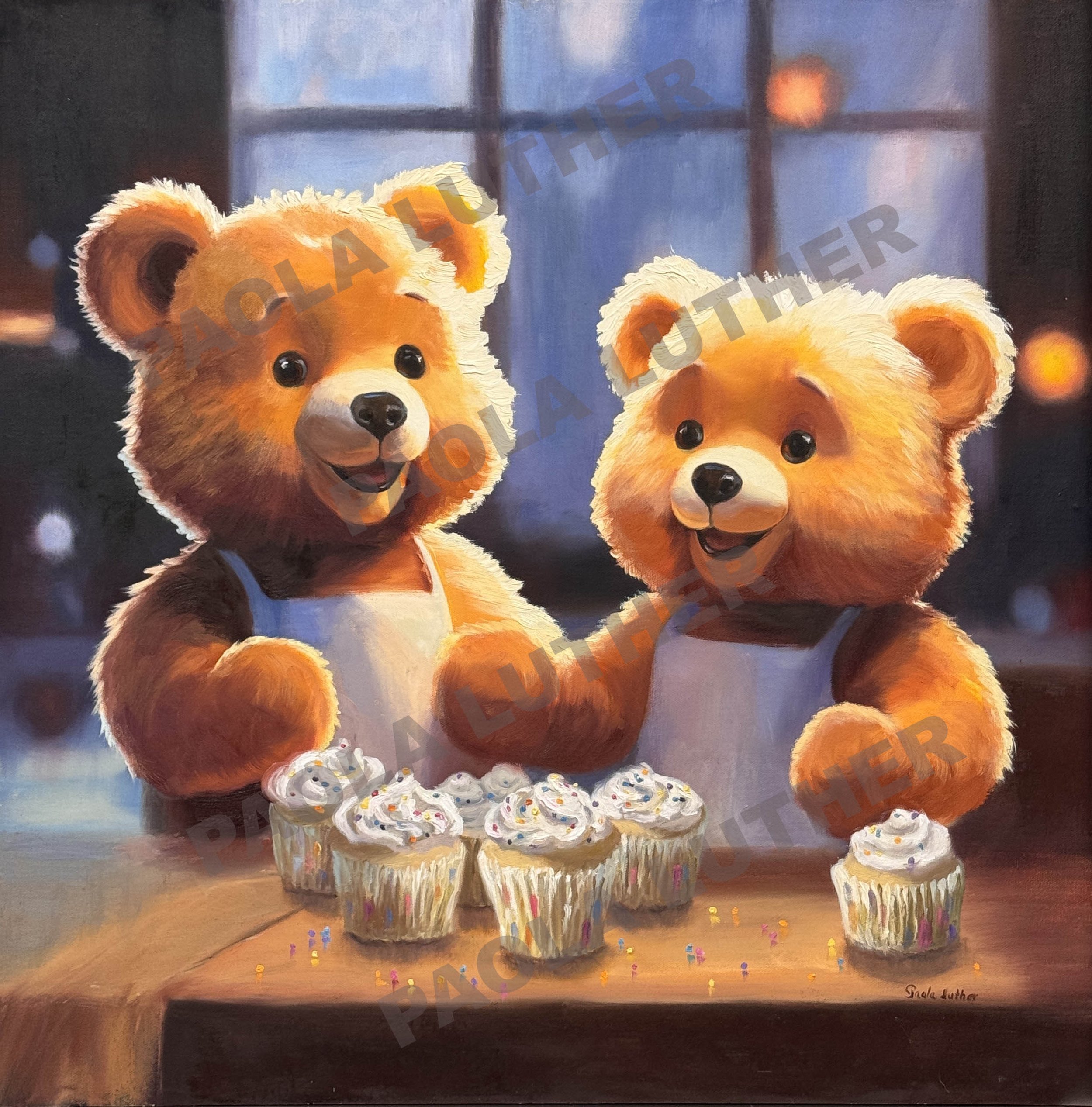 Cupcakes 24x24" ©