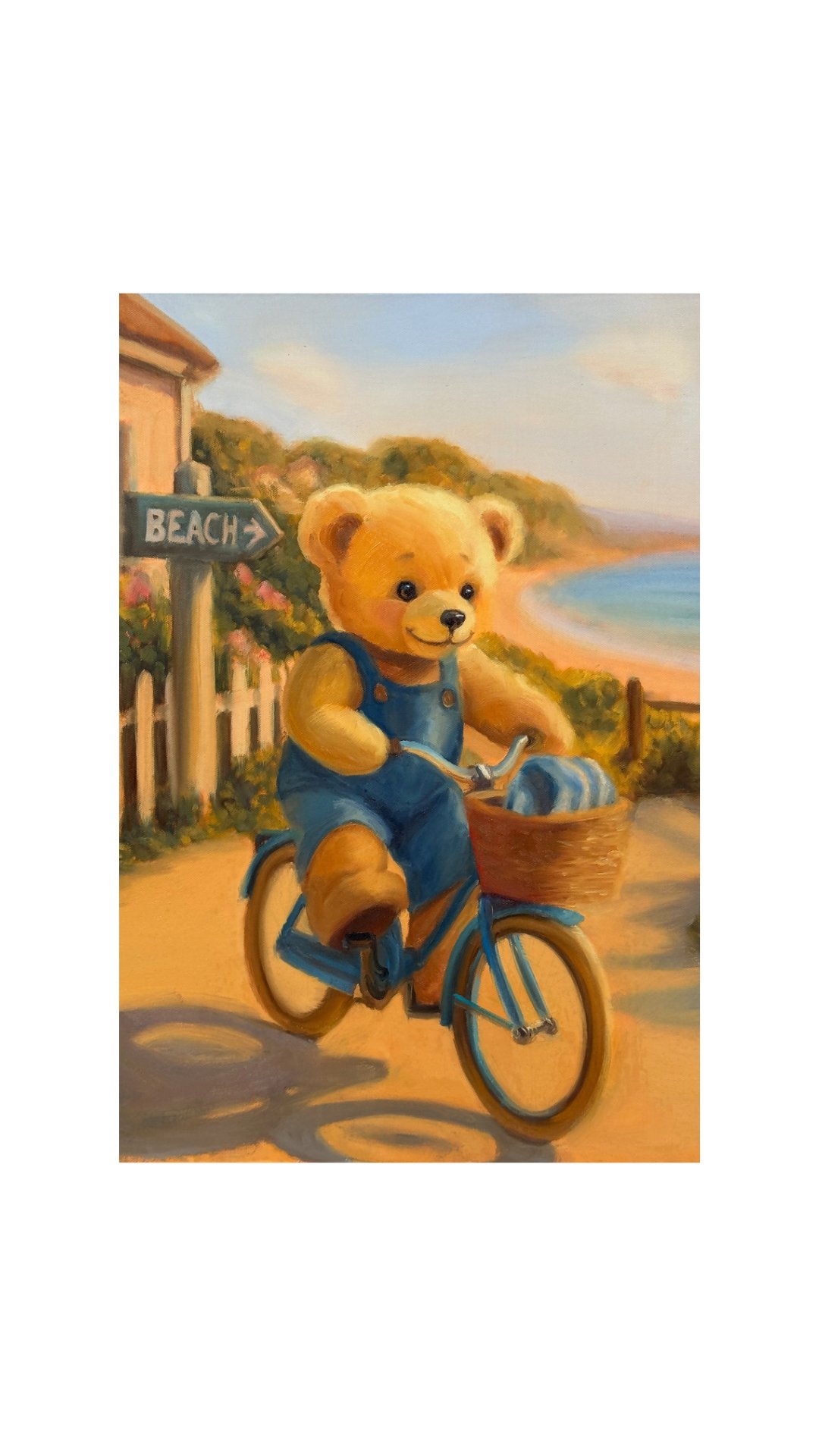 Beach biking 16x20”