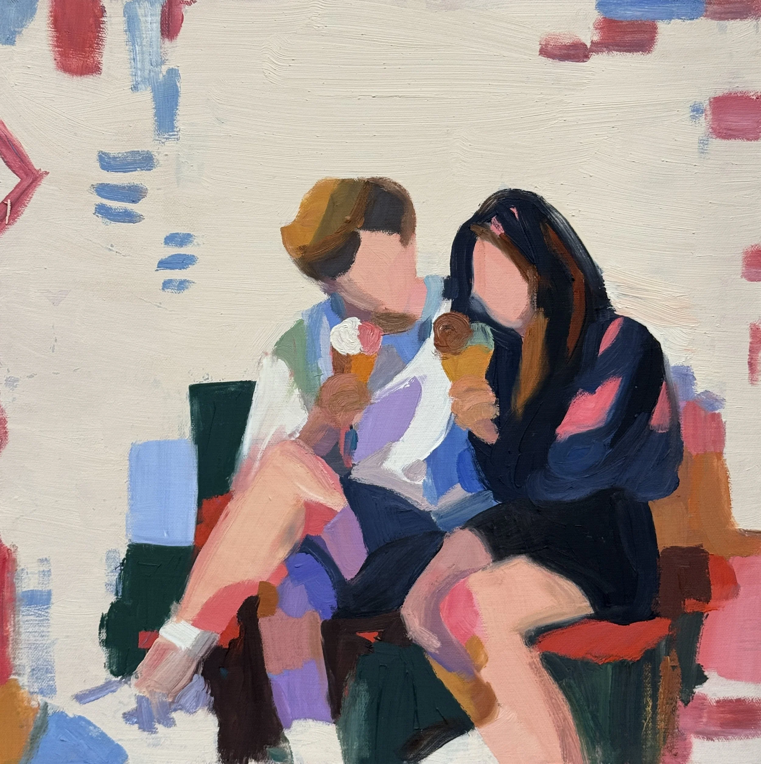 Icecream date 16x16"
